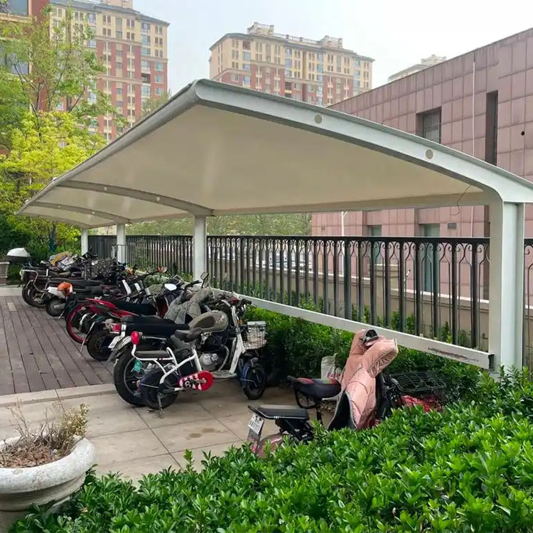 仁寿县膜结构电动车棚